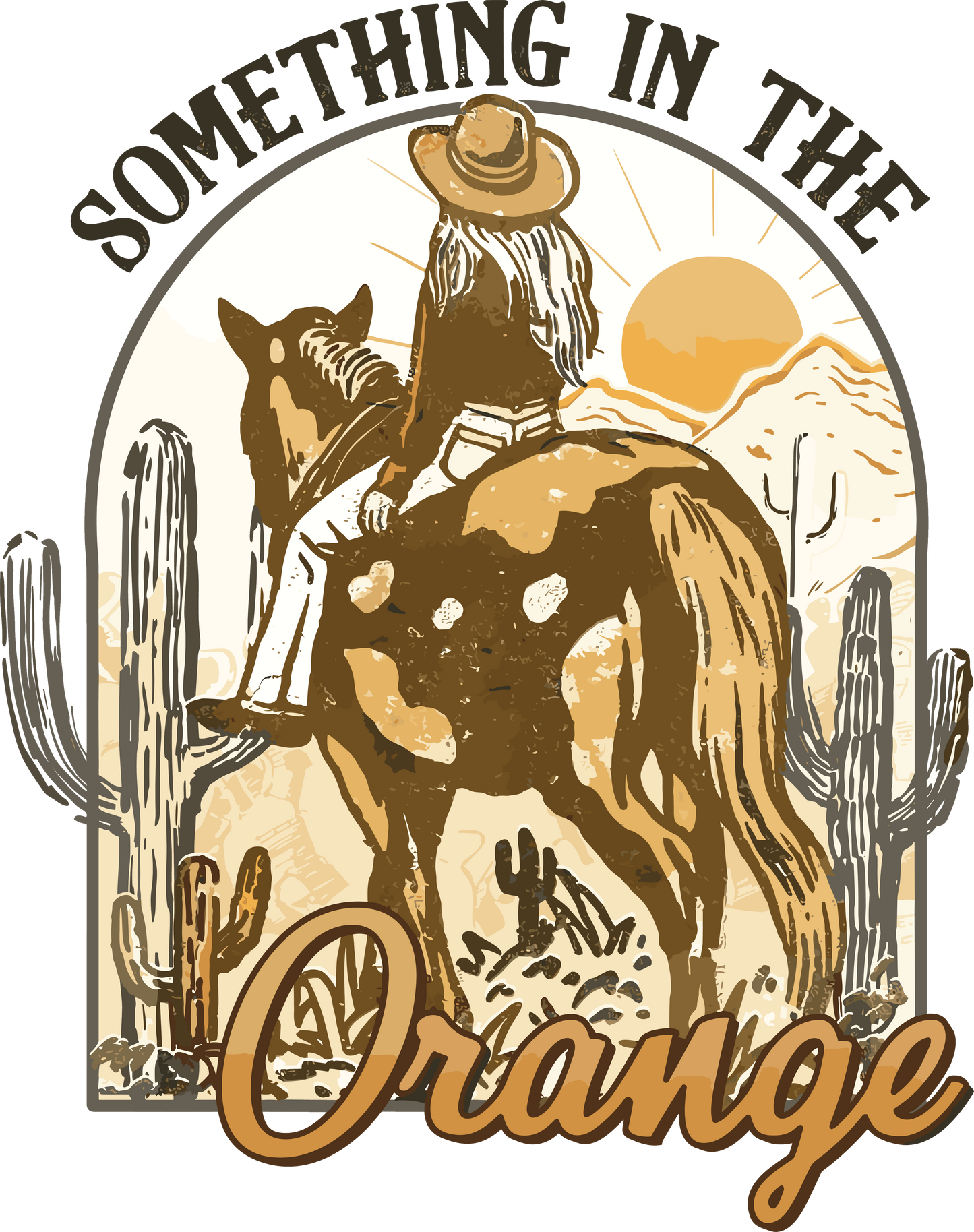 4" Sticker Something in the Orange