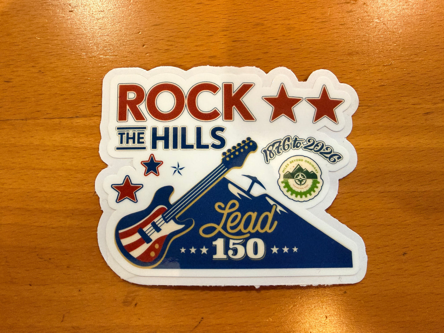3" Rock The Hills Sticker