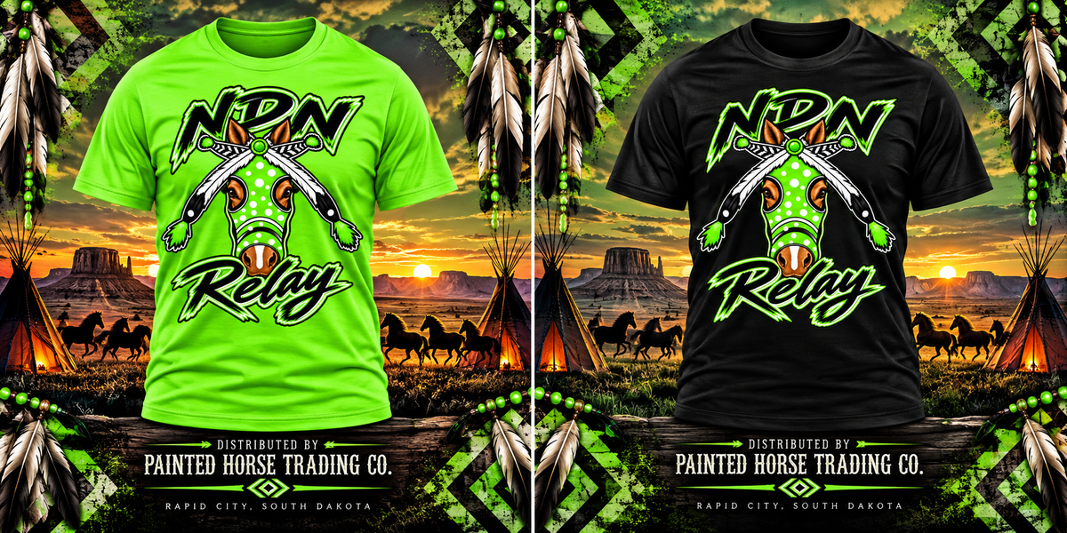 NDN Relay Masked Horse (Green, Black & White)