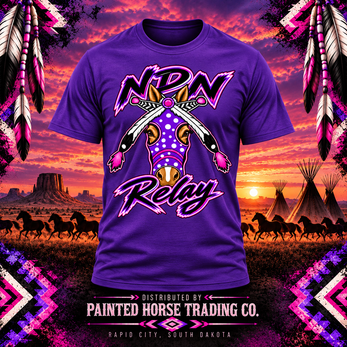 NDN Relay Masked Horse (Purple & Pink)
