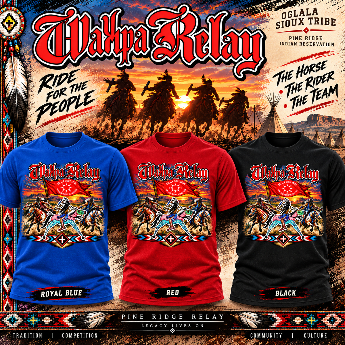 Wakpa Relay Team Tee