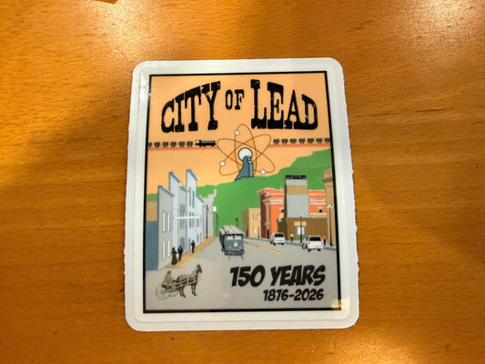 3" 150 Years Sticker