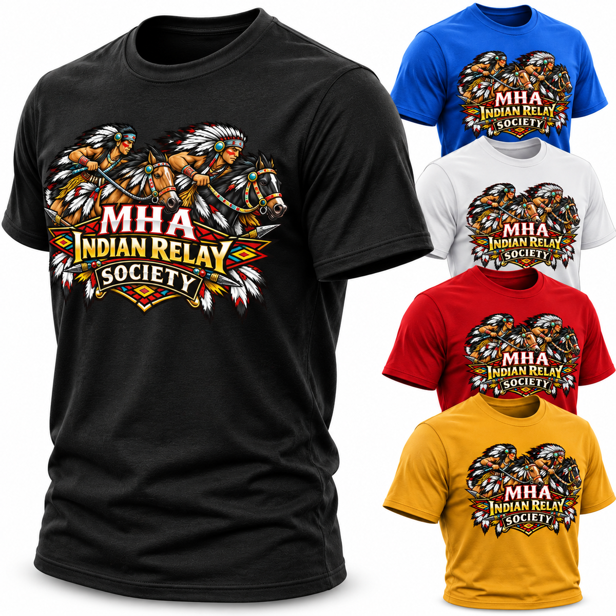 OFFICIAL MHA Indian Relay Society Tee
