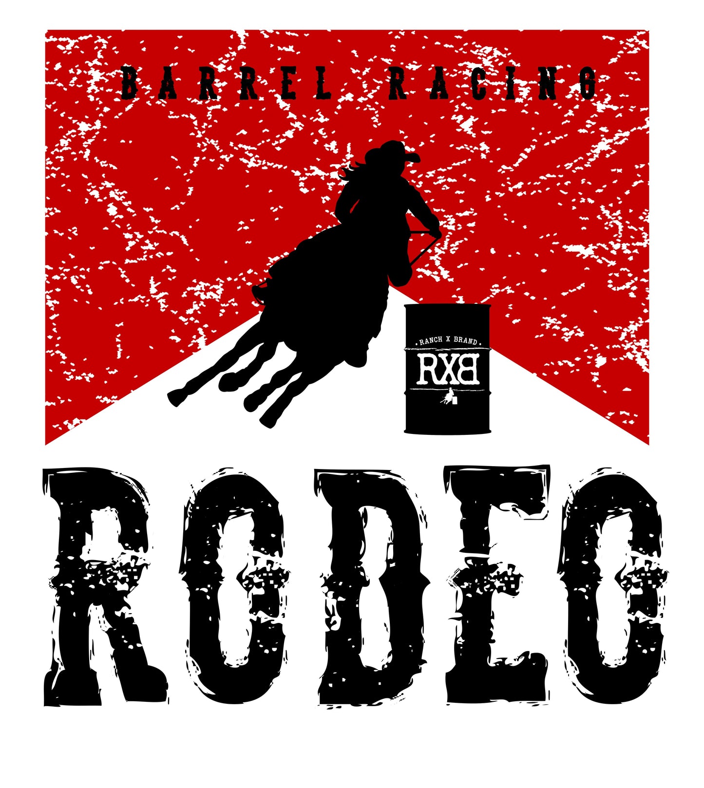 4" Sticker Marlboro Barrel Racing Rodeo