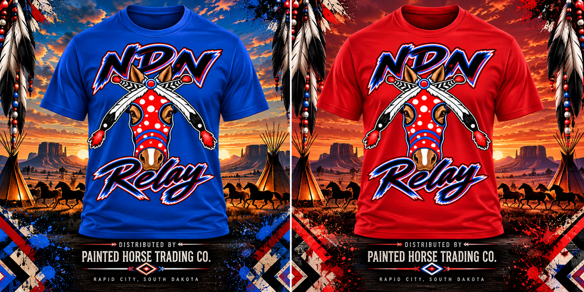 NDN Relay Masked Horse (Red & Blue)