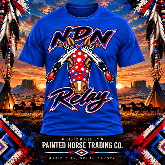 NDN Relay Masked Horse (Red & Blue)