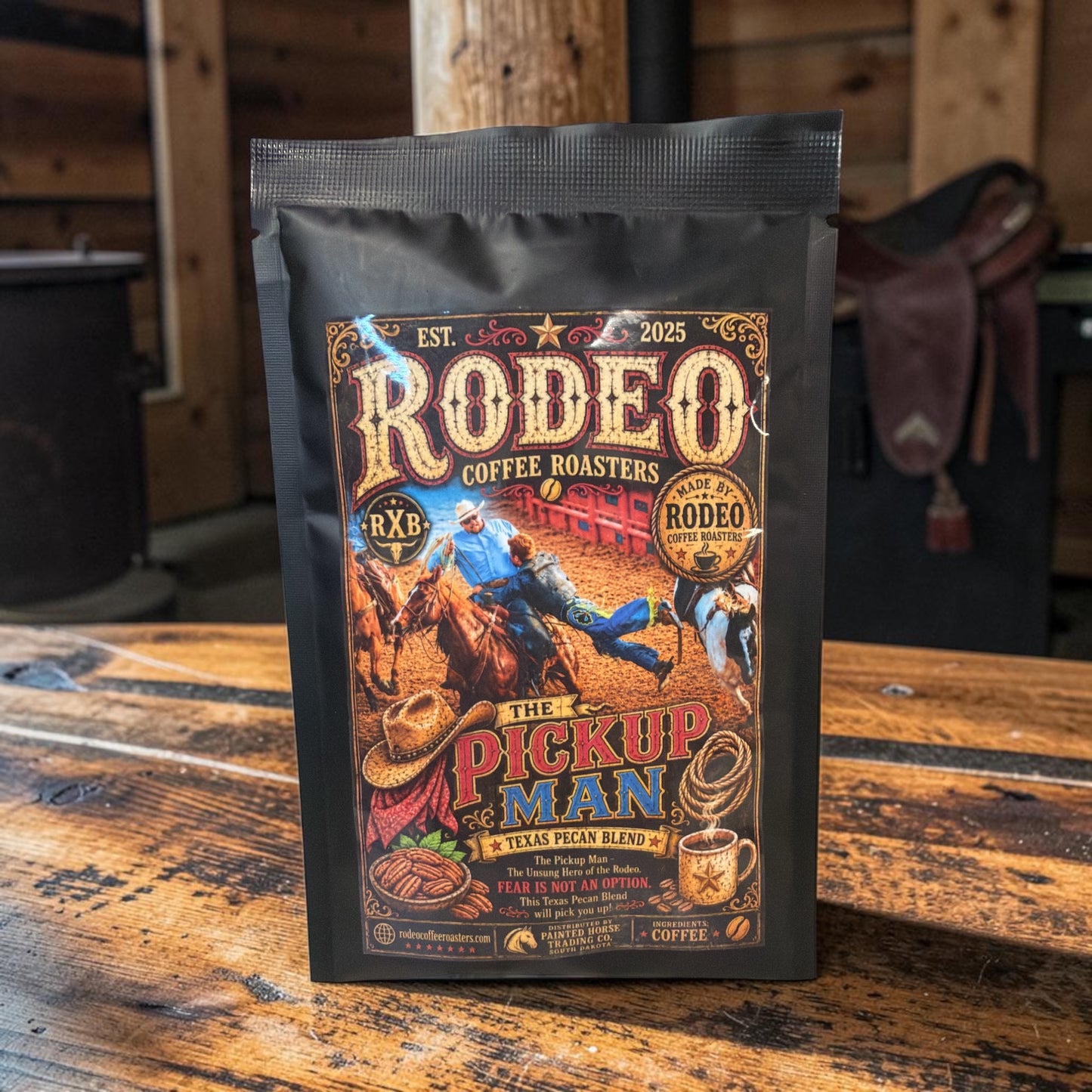 "The Pick Up Man" - (MEDIUM Roast Texas Pecan Flavor) 12oz
