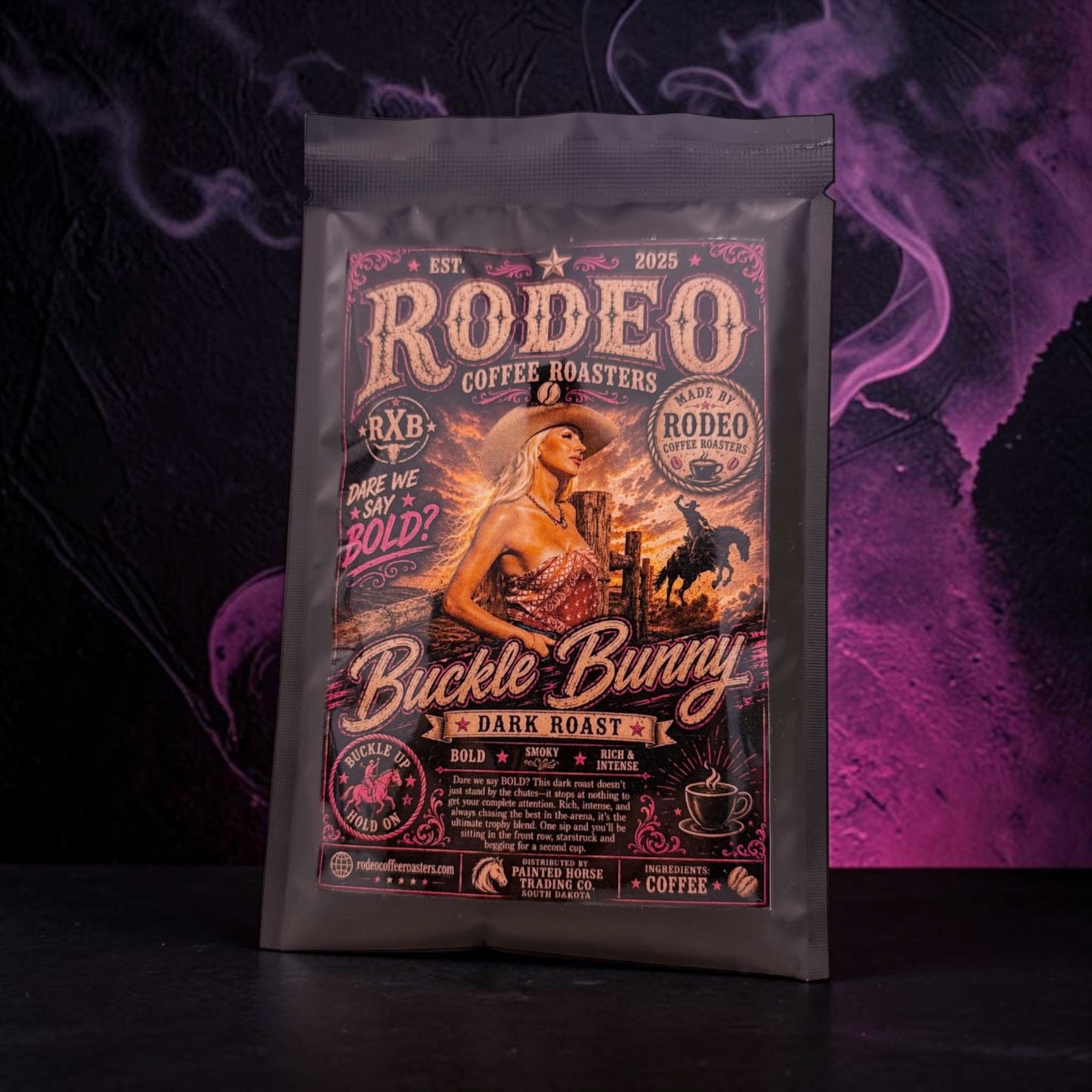 "Buckle Bunny" - (Dark Roast) 12oz