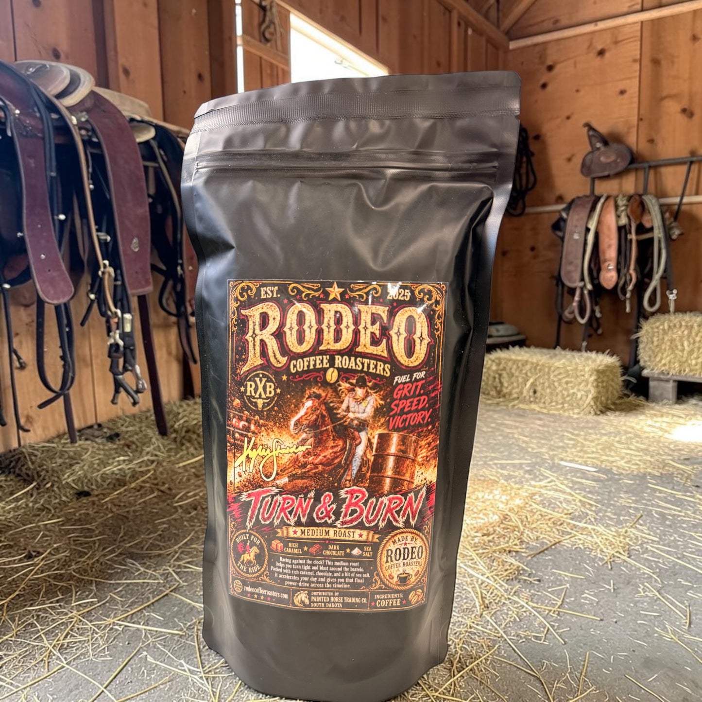 "Turn N Burn" - (Medium Caramel Truffle) 12oz