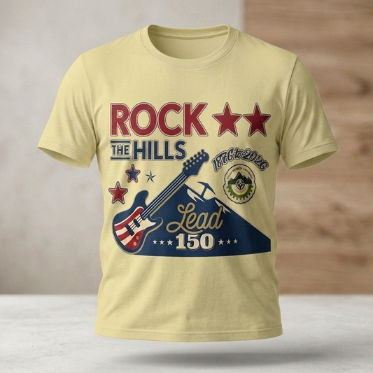 Rock the Hills Lt Yellow